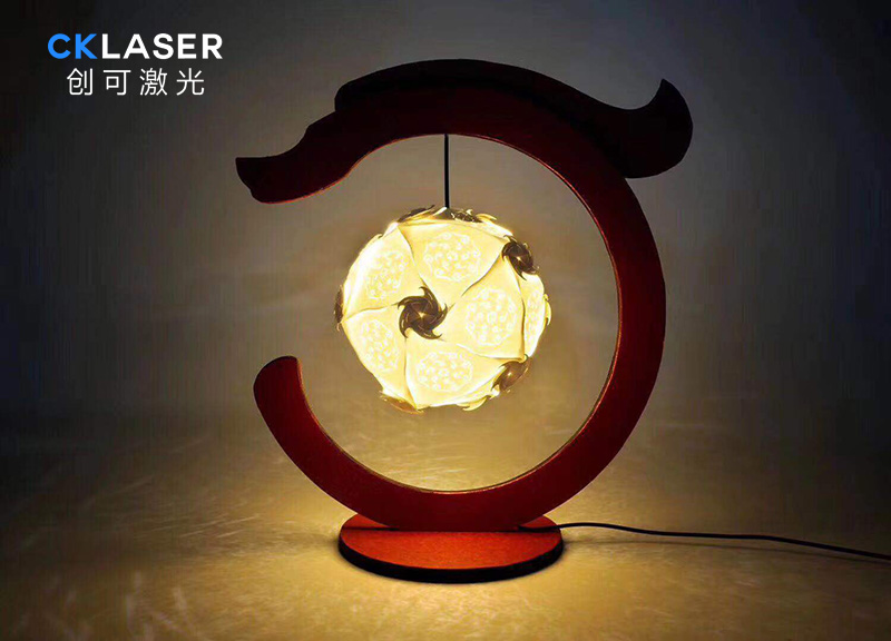 卡纸激光镂空雕刻机专用于定制3d光影纸雕灯台灯摆件
